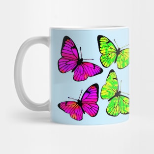 Four Colorful Butterflies Mug